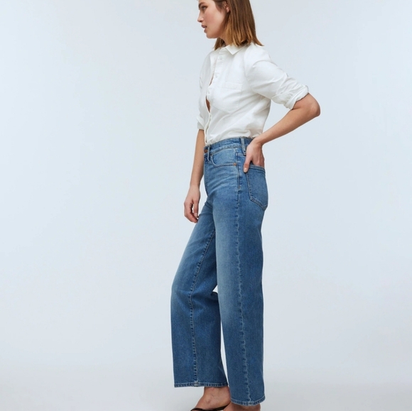 NWT Madewell Wideleg Perfect Vintage in Morea Wash - Picture 7 of 11